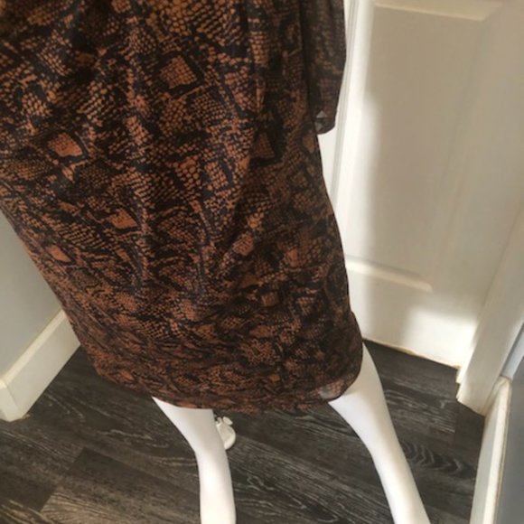 INC Concepts, beautifully draped dress SIZE 10 NWOT - Picture 4 of 6